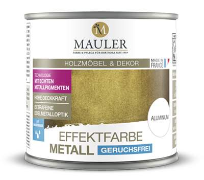 Geruchsfreie Effektfarbe Metall von MAULER (Holz, Metall, Kunststoff)